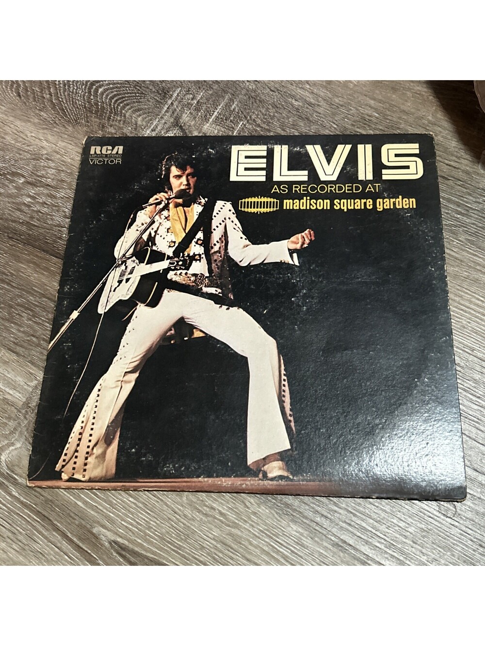 Elvis Presley Elvis as Recorded at Madison Square Garden Vinyl LP Record 1972